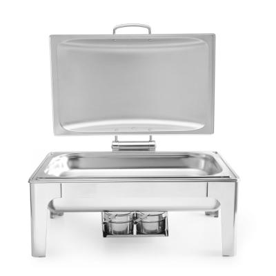 Chafing GN 1/1 saténový vzhled, HENDI, Profi Line, 9L, 570x430x(H)290mm | 470251